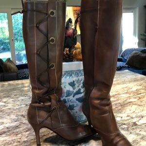 Salvatore Ferragamo Brown Leather Boots